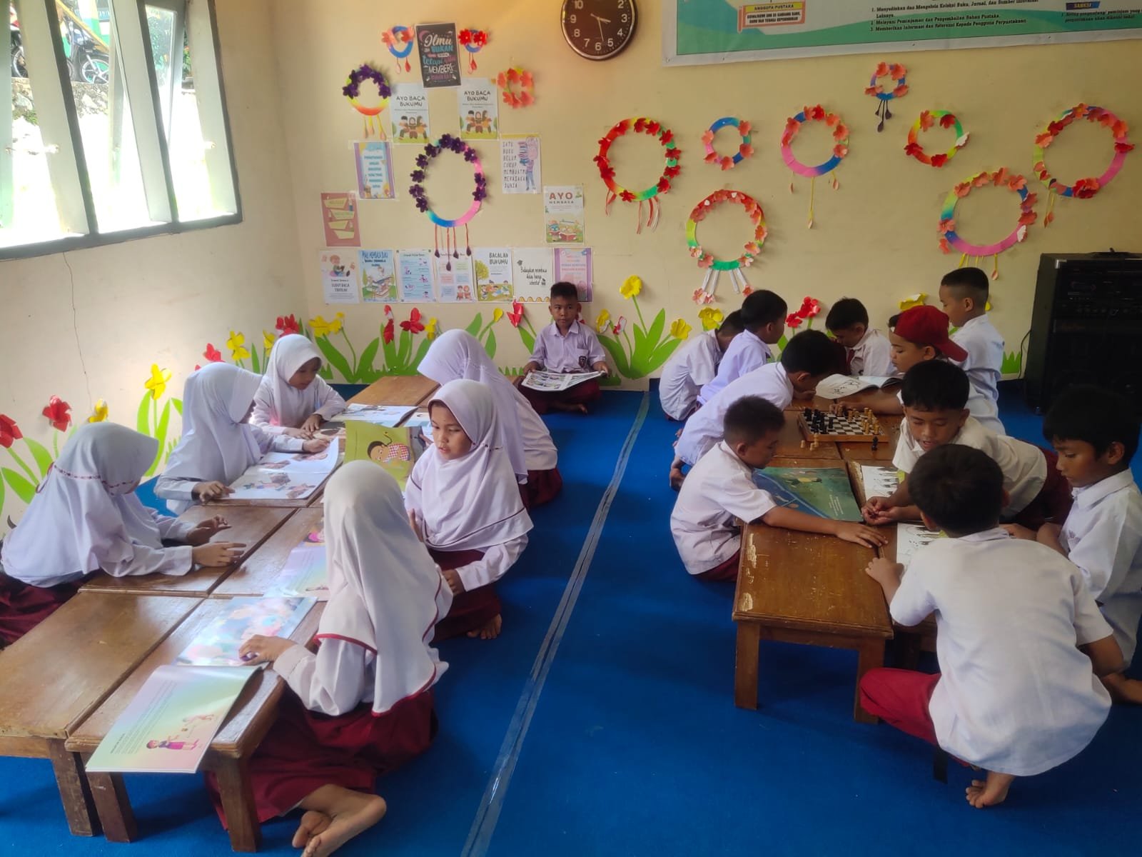 Pojok Baca Perpustakaan SDN 33 Kandang Baru