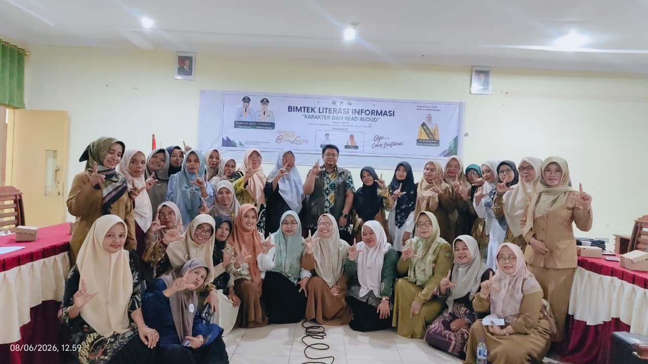 Siapkan Generasi Emas Relima Perpusnas RI Lokus Sijunjung Bekali Pendidik PAUD Se-Kabupaten Sijunjung Literasi Digital