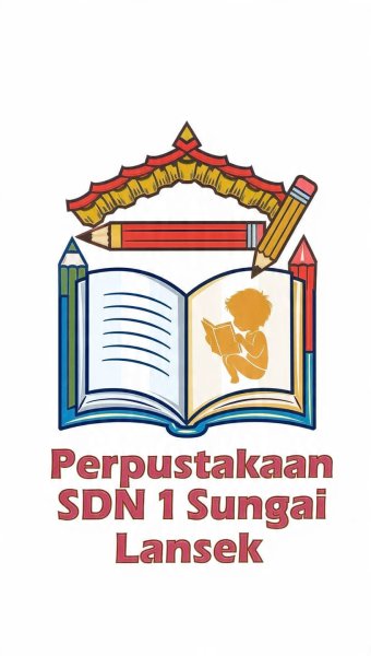 Logo Perpustakaan Sekolah Dasar Negeri 1 Sungai Lansek